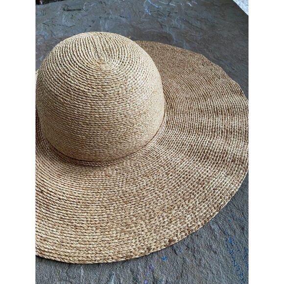 Helen Kaminski Hat Australia Straw Floppy Raffia Sun Garden Beach One Size - Picture 9 of 16